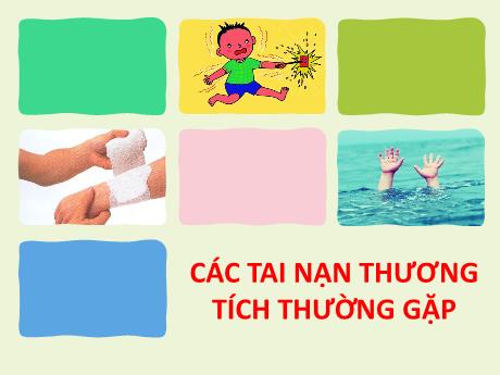 Tài liệu hướng dẫn cách phòng chống tai nạn thương tích, đuối nước - Bài 3: Sơ cứu Cháy. Bỏng. Điện giật dưới nước